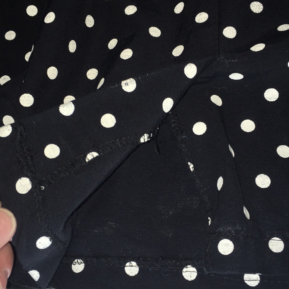 🐾VTG 80s circa polka dot mini skirt - Picture 6 of 6